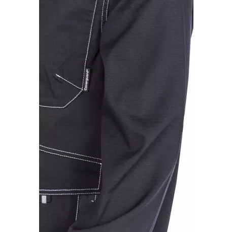 Orosi fekete ripstop munkakabát (XL)