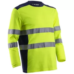 Rikka hosszúujjú póló Hi-Viz sárga/Kék (XL)