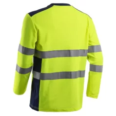 Rikka hosszúujjú póló Hi-Viz sárga/Kék (XL)
