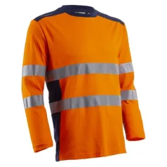 Rikka hosszúujjú póló Hi-Viz narancssárga/Kék (XL)