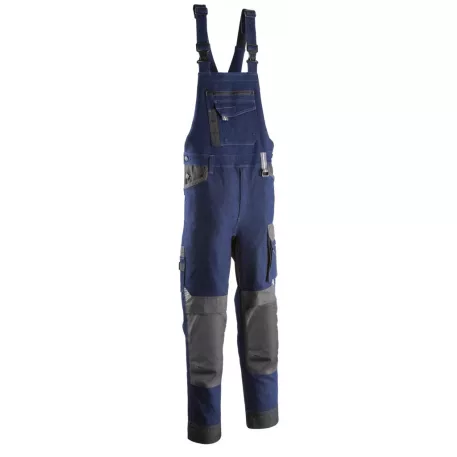 Telica farmerkék melles nadrág (4XL)