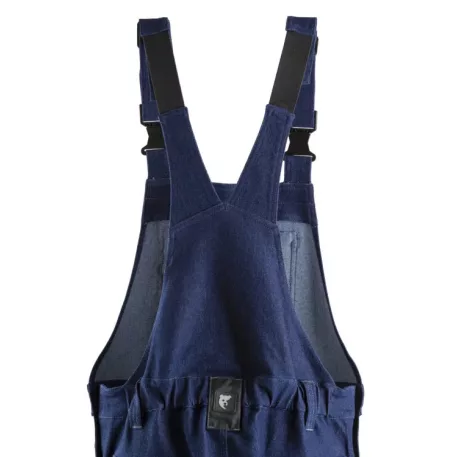 Telica farmerkék melles nadrág (4XL)