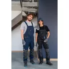 Telica farmerkék melles nadrág (4XL)