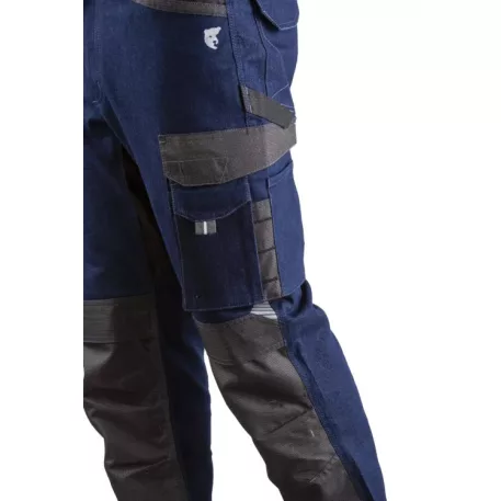 Telica farmerkék deréknadrág (4XL)