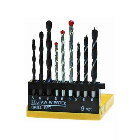 FÚRÓKÉSZLET TOP TOOLS 60H009 9 R