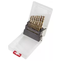   Csigafúró Készlet Verto 60H812 Hss-G, 1.0 - 10.0 mm, 19 db