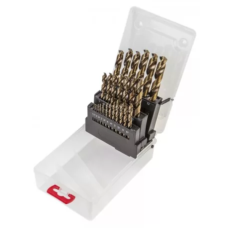 Csigafúró Készlet Verto 60H814 Hss-G, 1.0 - 13.0 mm, 25 db