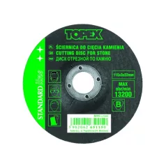 VÁGÓKORONG VERTO 61H525 125X3,0 KŐ