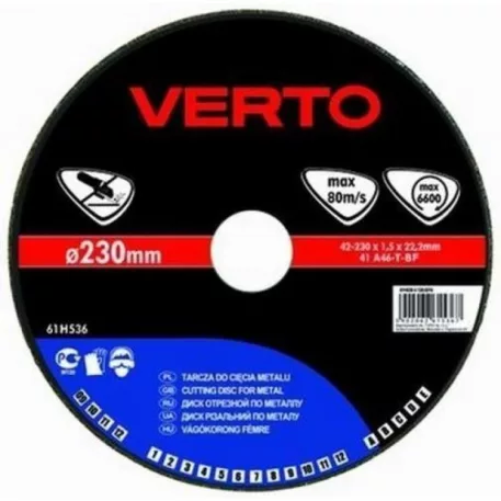 Vágókorong Fém Verto 61H536 230 x 2.0 x 22 mm T41