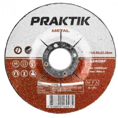 PRAKTIK Tisztítókorong fém 115x6,35 p006 