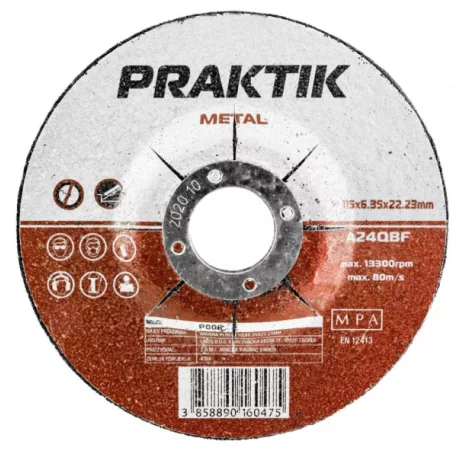 PRAKTIK Tisztítókorong fém 115x6,35 p006 