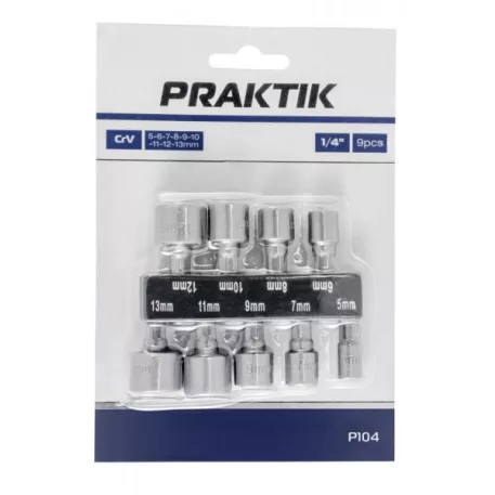 Praktik Csavarbehajtó klt 5-13mm/ p104