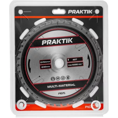 PRAKTIK Körfűrészlap 254x30 z40 / p1075