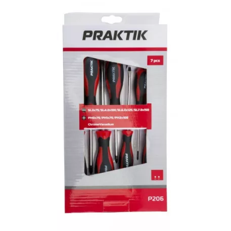 PRAKTIK Csavarhúzó készlet p206 7 részes