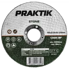 PRAKTIK Vágókorong p458 kő 115mm