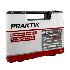 PRAKTIK Dugókulcs készlet 25 r. P540