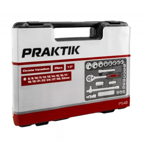 PRAKTIK Dugókulcs készlet 25 r. P540