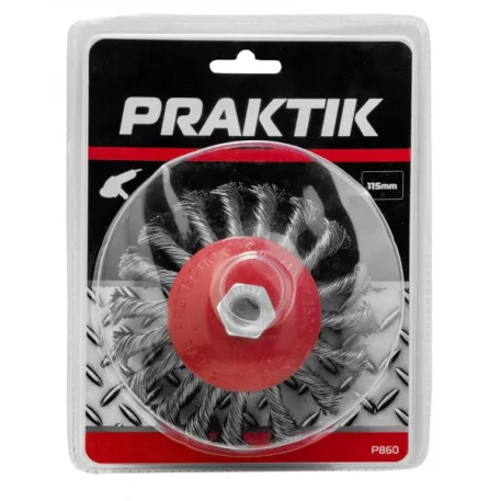PRAKTIK Drótkorong sodrott 115mm m14/ p860
