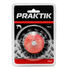 PRAKTIK Drótkorong sodrott 75mm csapos / p863