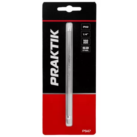 PRAKTIK Behajtótüske p947 150mm 1/4''ph2