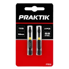 PRAKTIK Behajtótüske p956 tx15/ 2db 50mm
