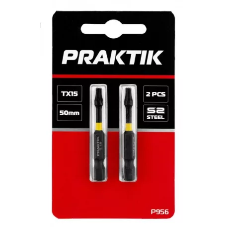 PRAKTIK Behajtótüske p956 tx15/ 2db 50mm