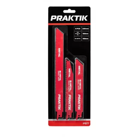 PRAKTIK Orrfűrészlap készlet 225, 150, 150 bi-metal / p977
