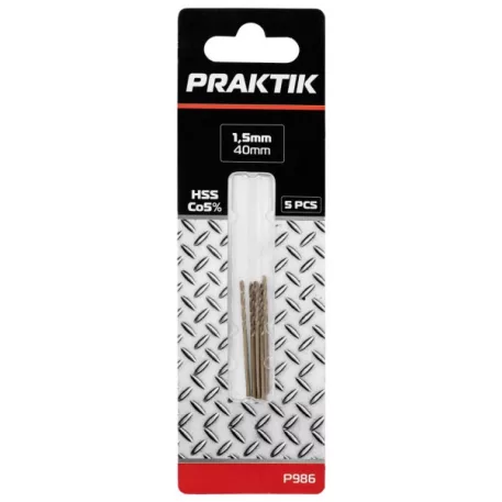PRAKTIK Csigafúró co 1.5X40mm p986 / 5db