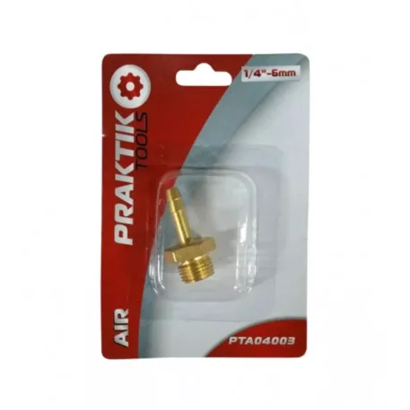 PRAKTIK Pneumatikus gyorscsatlakozó 1/4" 6mm, pta04003