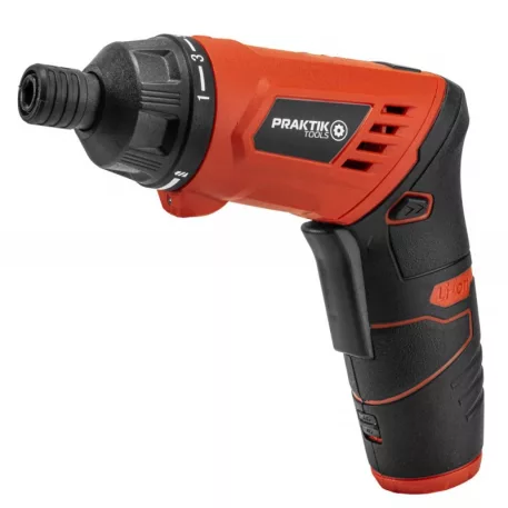 Praktik Akkus csavarbehajtó flexpower system 3.6V, li-ion, koffer+tartozékok/ ptq014