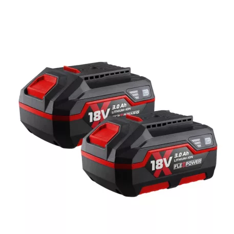 Praktik Akku szett flexpower 2x3 ah/ ptq127
