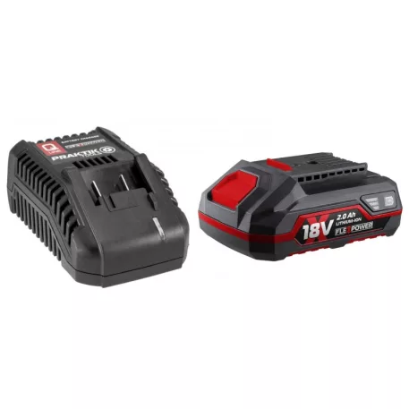 Praktik Akku szett flexpower töltő+akku 2ah/ ptq133