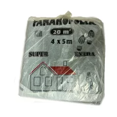 Takarófólia 4x5 m létrázható 70 mikron 