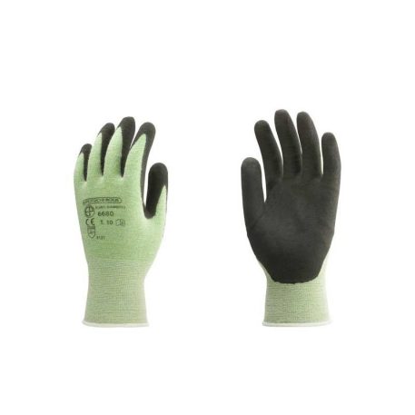 Szerelőkesztyű, Eurobambou, Tenyéren Fekete Nitrillel (9)
