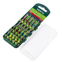   Behajtótüske Készlet Verto 66H602 15 Részes, 25 mm - 3 x Ph, 3 x Pz, 4 x Tx + 50 mm - 3 x PH, 2