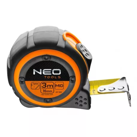 Mérőszalag Neo 67-183 3 m x 16 mm, Mágneses