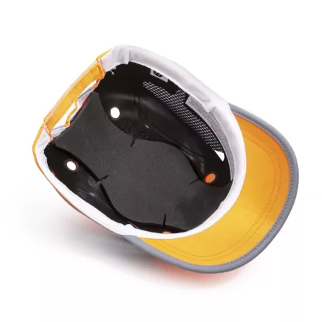 Beütődés elleni fejvédős pamut baseball sapka,narancssárga