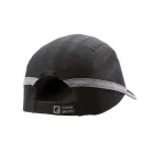 Beütődés elleni fejvédős pamut baseball sapka,fekete