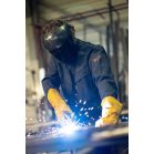 Visiflex füstszínű polikarbonát/abs arcvédő (Fekete)