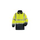 Fluo Sárga/Kék Pu Esőkabát (XL)