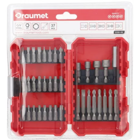 DRAUMET Behajtótüske Klt D200-08  37 Részes