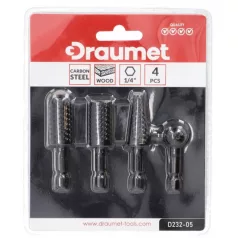 Csapos ráspoly készlet DRAUMET 1/4'' 4r. D232-05