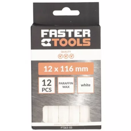 FASTER Zsírkréta Ft263-03 12 Részes Fehér