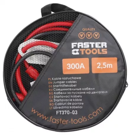 FASTER Indítókábel Ft370-03  300A 2,5M