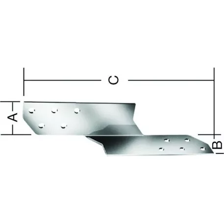 VORMANN FÜGG.LEMEZ 33X210 70948J/50DB