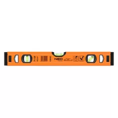 NEO TOOLS 71-131 Vízmérték, Alu, 3 Libellás, S 300, 40Cm