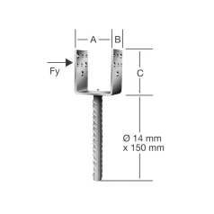 VORMANN OSZLOPTALP 71278 81X50X80 BET.