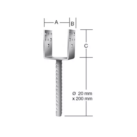 VORMANN OSZLOPTALP 71317 101X60X100 BET.