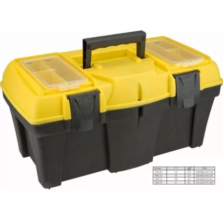 TOPEX Szerszámosláda 79R123 12˝Szort., 29x14x15 cm