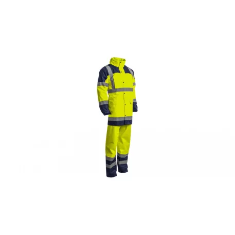 Hydra Hi-Viz Pe Esőöltöny Sárga/Kék (L)